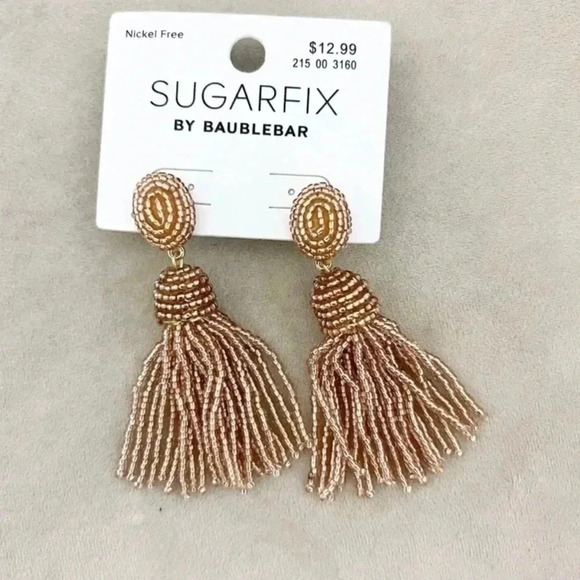 BaubleBar Jewelry - NWT Sugarfix by Baublebar Gold Beaded Drop Earrings 11